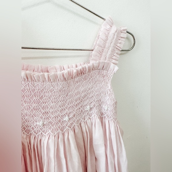 Smocked Vintage Toddler Dress - Blush - Size 2 - Picture 4 of 9